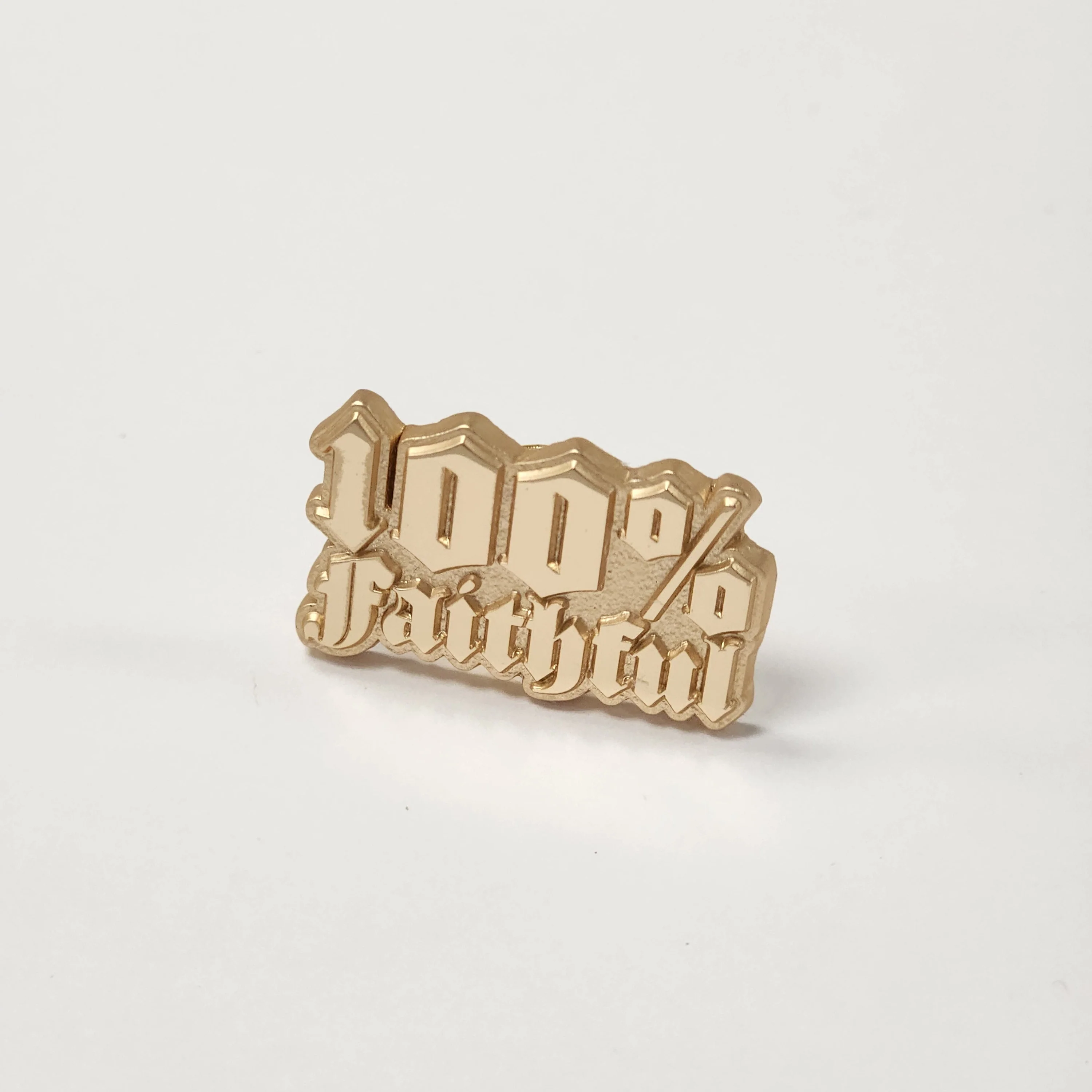 100% Faithful Pin Badge - Image 2