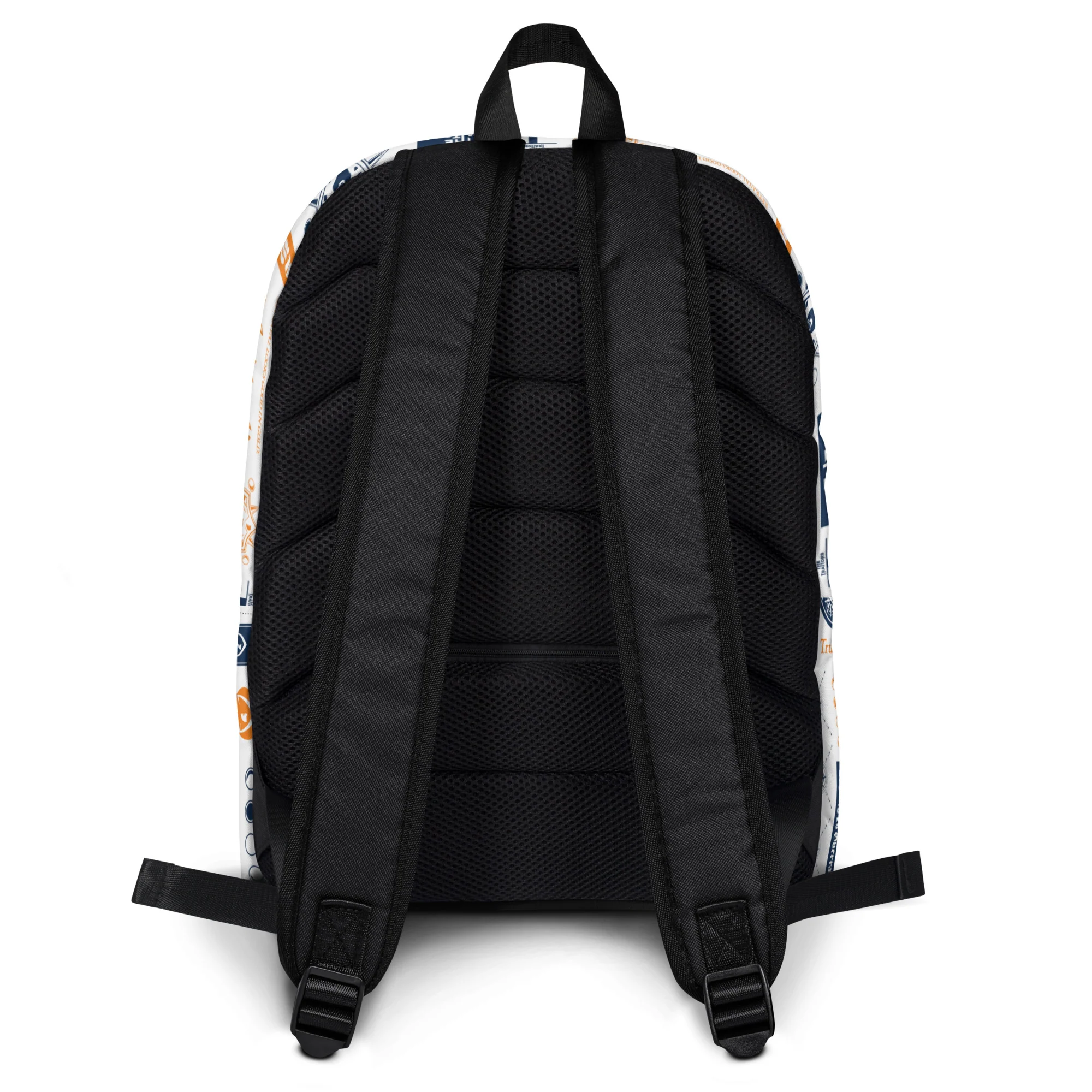 Traitors All-Over Pattern White Backpack - Image 3